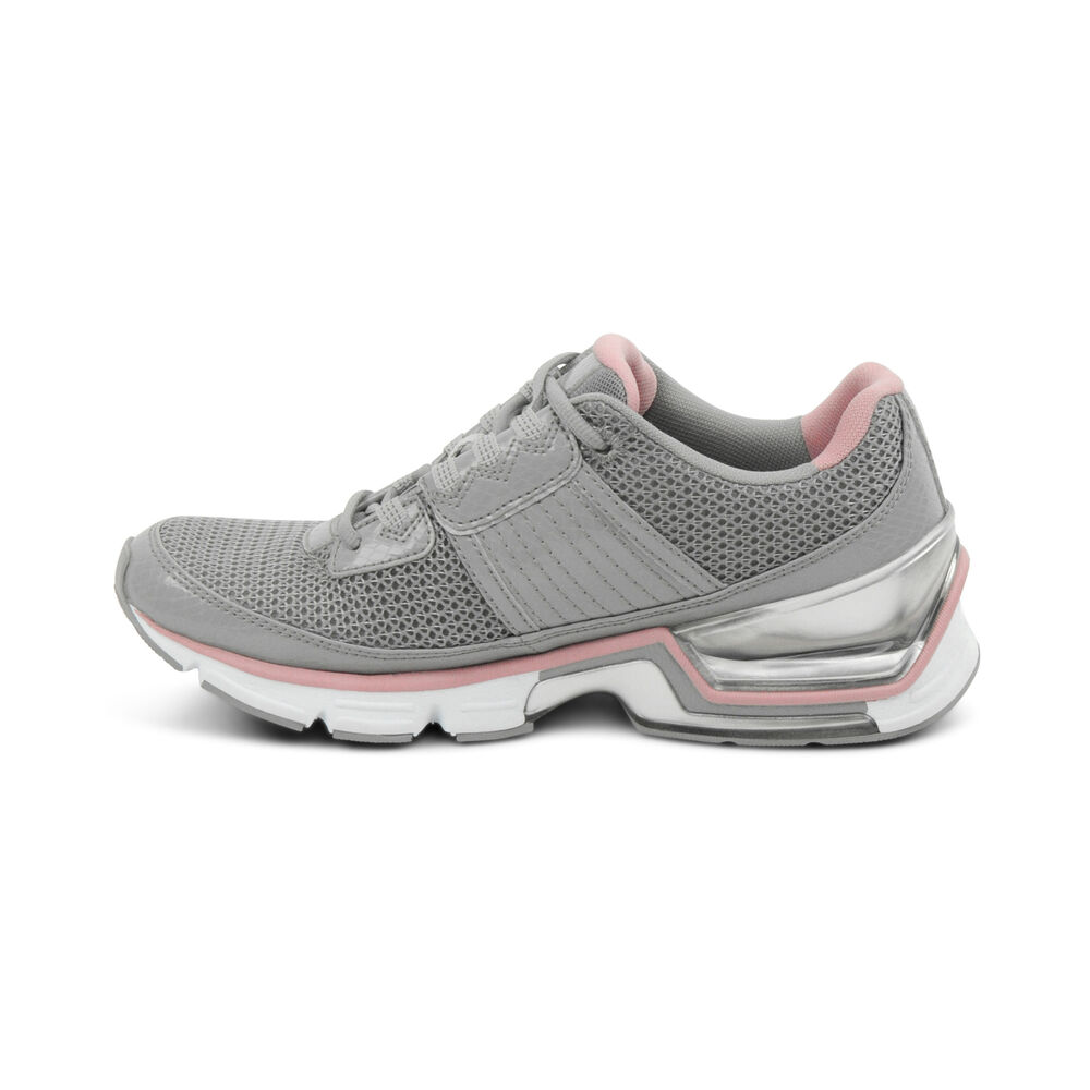 Aetrex Women's Xspress Runner 2 Sneakers - Grey | USA SPMORV1